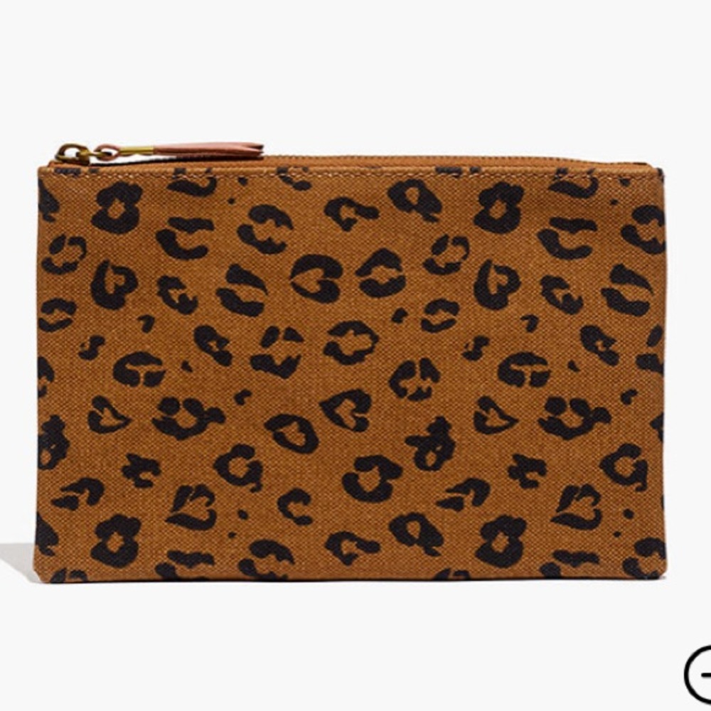 Madewell The Canvas Pouch Clutch in Painted Spots